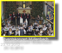 Adventskonzert Müllenbach 23.12.2012